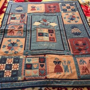 “I Love Country” Vintage Quilt